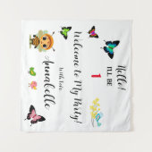 Tuin Party Kinderen Viering Wandkleed (Voorkant (horizontaal))