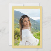 Tuin Party Picnic Citroen Citrus Vrijgezellenfeest Kaart (Achterkant)