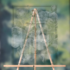 Tuin Party Wedding Zitting Grafiek Acryl Bord