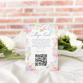 Tuin pastel wildflower college fonds afstuderen informatiekaartje