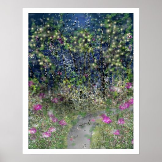 Tuin Path Digital Dreamweaver Print (Voorkant)