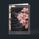 Tuin Phlox Bloem Verjaardag voor Dochter in de Rec Kaart<br><div class="desc">Een mooie verjaardagskaart voor schoondochter is voorzien van een foto van perzik tuin phlox bloemen die is gewijzigd in photoshop om te verschijnen alsof het een waterverf schilderij. Zachte perzikbloemblaadjes op de bovenste laag met delicate witte rand en eronder, de kleuren zijn verzacht tot geel. Het sentiment laat haar weten...</div>