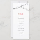 Tuin Picknick Minimalistische zwart-witte tafel (Voorkant)