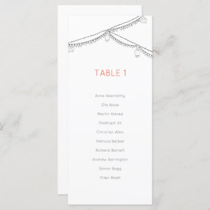 Tuin Picknick Minimalistische zwart-witte tafel