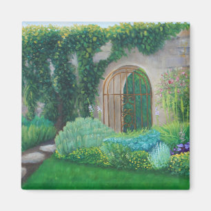 Tuin Poort, Engelse Tuin—Koelkast Magnet