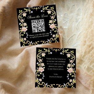  tuin   QR Code Trouwen Deel de liefde Informatiekaartje