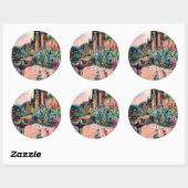  tuin regen ronde sticker (Vel)