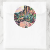  tuin regen ronde sticker (Tas)