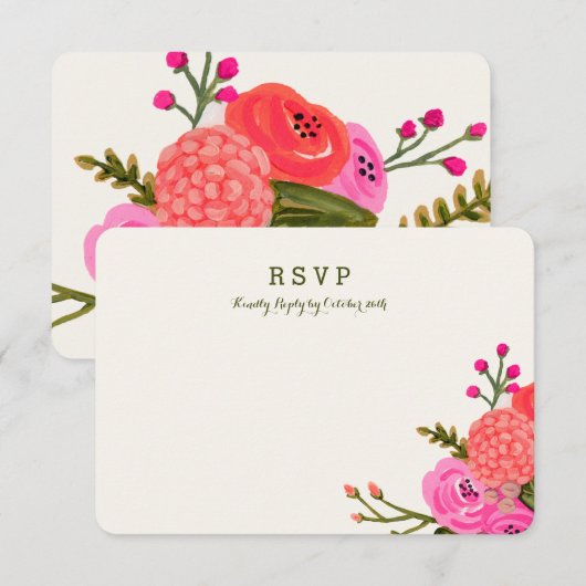  Tuin Respons Kaart (Blank) (Voorkant / Achterkant)