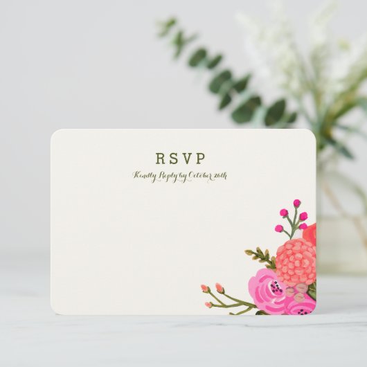  Tuin Respons Kaart (Blank) (Staand voorkant)