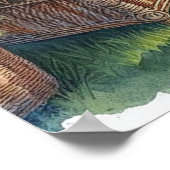 Tuin Retraite Landschap 3 Poster (Hoek)