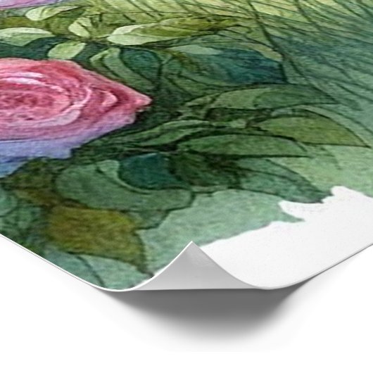 Tuin Retraite Landschap 4 Poster (Hoek)