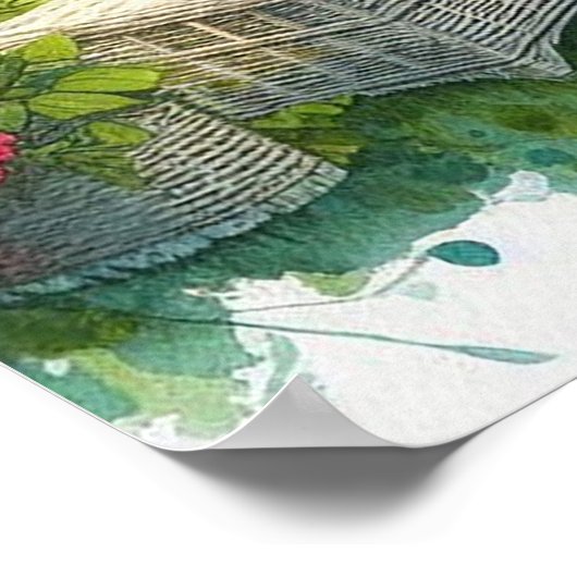 Tuin Retraite Landschap 7 Poster (Hoek)