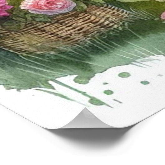 Tuin Retraite Landschap 8 Poster (Hoek)