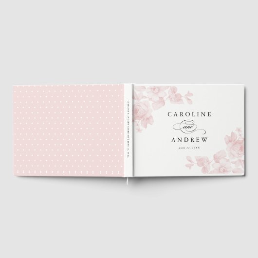  tuin roos bruiloft gastenboek (Volledig)