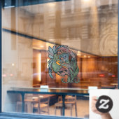 Tuin Roos Fairy Raamsticker (Cafe Raam)