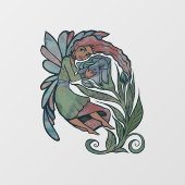 Tuin Roos Fairy Raamsticker (Vel)