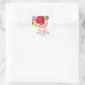 Tuin  Roos Favor Stickers (Tas)