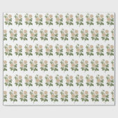  Tuin Roos inpakpapier (Vlak)