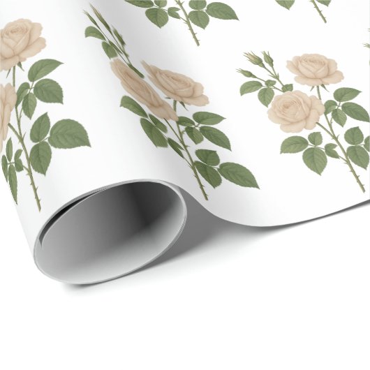  Tuin Roos inpakpapier (Rol Hoek)