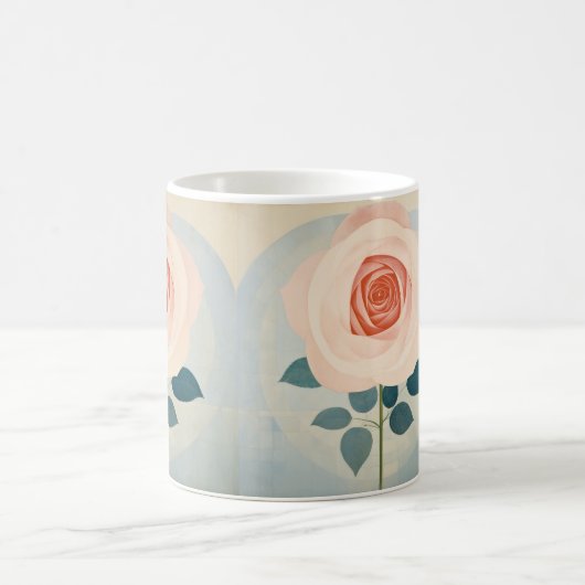 Tuin Roos Koffie Persoonlijke Koffiemok (Center)