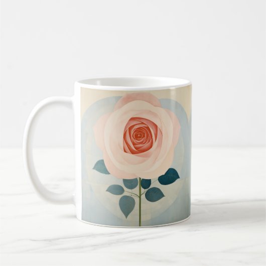 Tuin Roos Koffie Persoonlijke Koffiemok (Links)