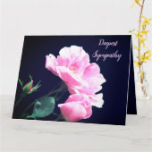 Tuin Roos Sympathie Kaart (Gele Bloem)