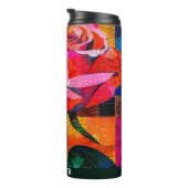 Tuin Roos Vrouw Thermische Tumbler Thermosbeker (Geroteerd rechts)