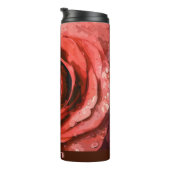 Tuin Roos Zwart Custom Thermosbeker (Geroteerd rechts)