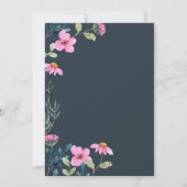 Tuin Roze Bloemen Zoet 16 Kaart (Achterkant)