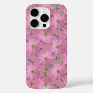 Tuin Roze Geranium Bloem op elke kleur iPhone 16 Pro Hoesje