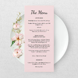 Tuin Roze Roze Trouwmenu Menu