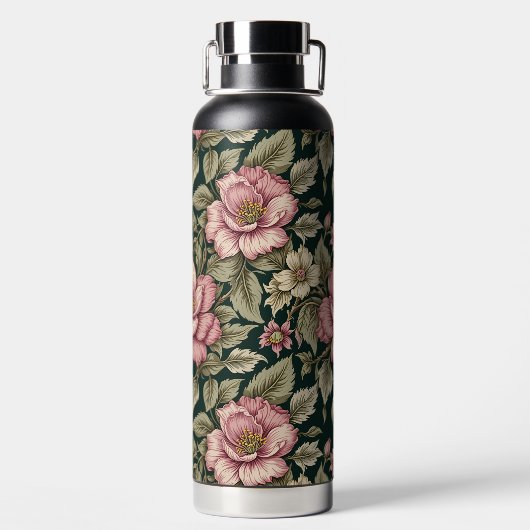 Tuin Rozen Botanisch Geen Plastic Waterfles (Achterkant)