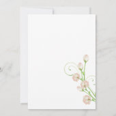  tuin Rozen - bruiloft uitnodigingen (Achterkant)