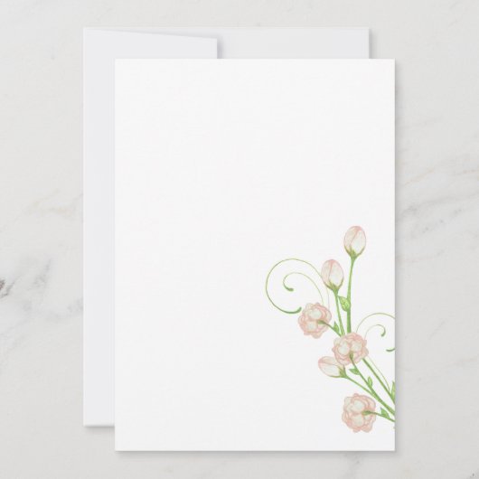  tuin Rozen - bruiloft uitnodigingen (Achterkant)