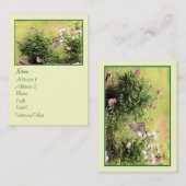 Tuin Rozen groot profiel Visitekaartje (Voorkant / Achterkant)