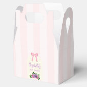 Tuin Rozen Roze Baby shower Bedankdoosjes (Geopend)