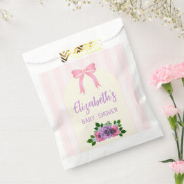 Tuin Rozen Roze Baby shower Bedankzakje