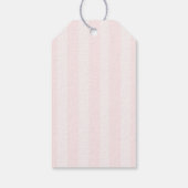 Tuin Rozen Roze Baby shower Cadeaulabel (Achterkant)