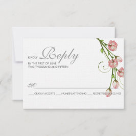 Tuin Rozen RSVP-kaart RSVP Kaartje