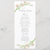  Tuin Rozen Trouwprogramma Programmakaart (Achterkant)