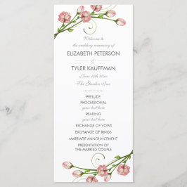 Tuin Rozen Trouwprogramma Programmakaart