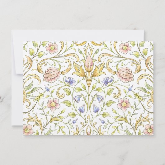 Tuin RSVP Kaart Bruiloft (Achterkant)