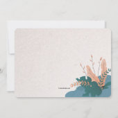 Tuin Slakken Verjaardagsfeest Uitnodiging (Achterkant)