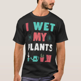 Tuin soms nat ik mijn Planten tuingbloem T-shirt