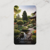Tuin Specialist Roze Landschapsarchitect Visitekaartje (Voorkant)