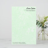 Tuin - Subtiel Groen Briefpapier (Staand voorkant)
