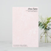 Tuin - subtiele roze briefpapier (Staand voorkant)