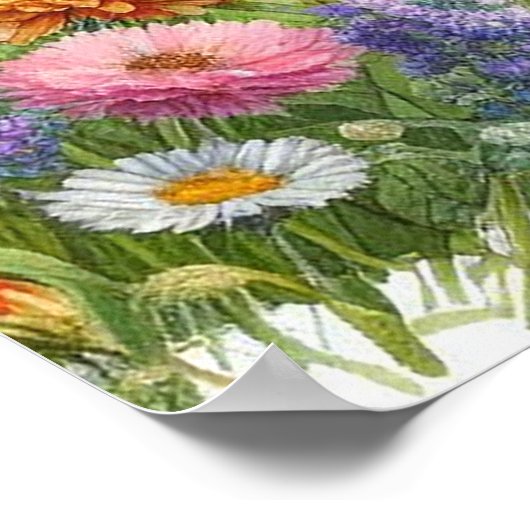 Tuin Swing Landschap 2 Poster (Hoek)