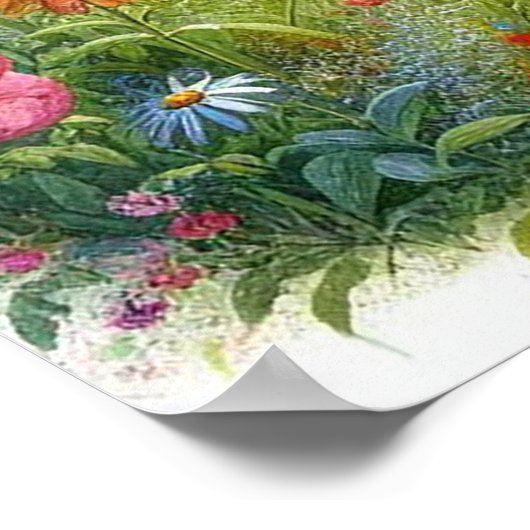 Tuin Swing Landschap 6 Poster (Hoek)